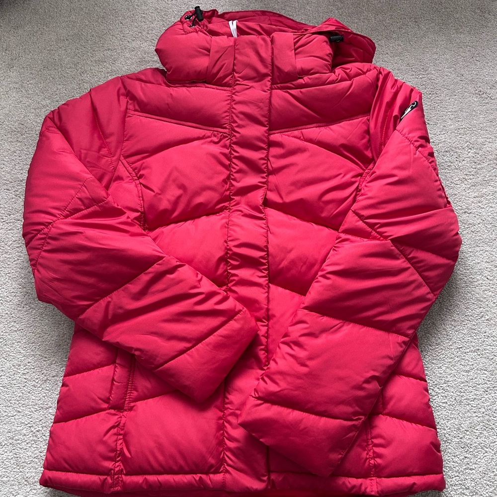 Women's Red Puffer Jacket